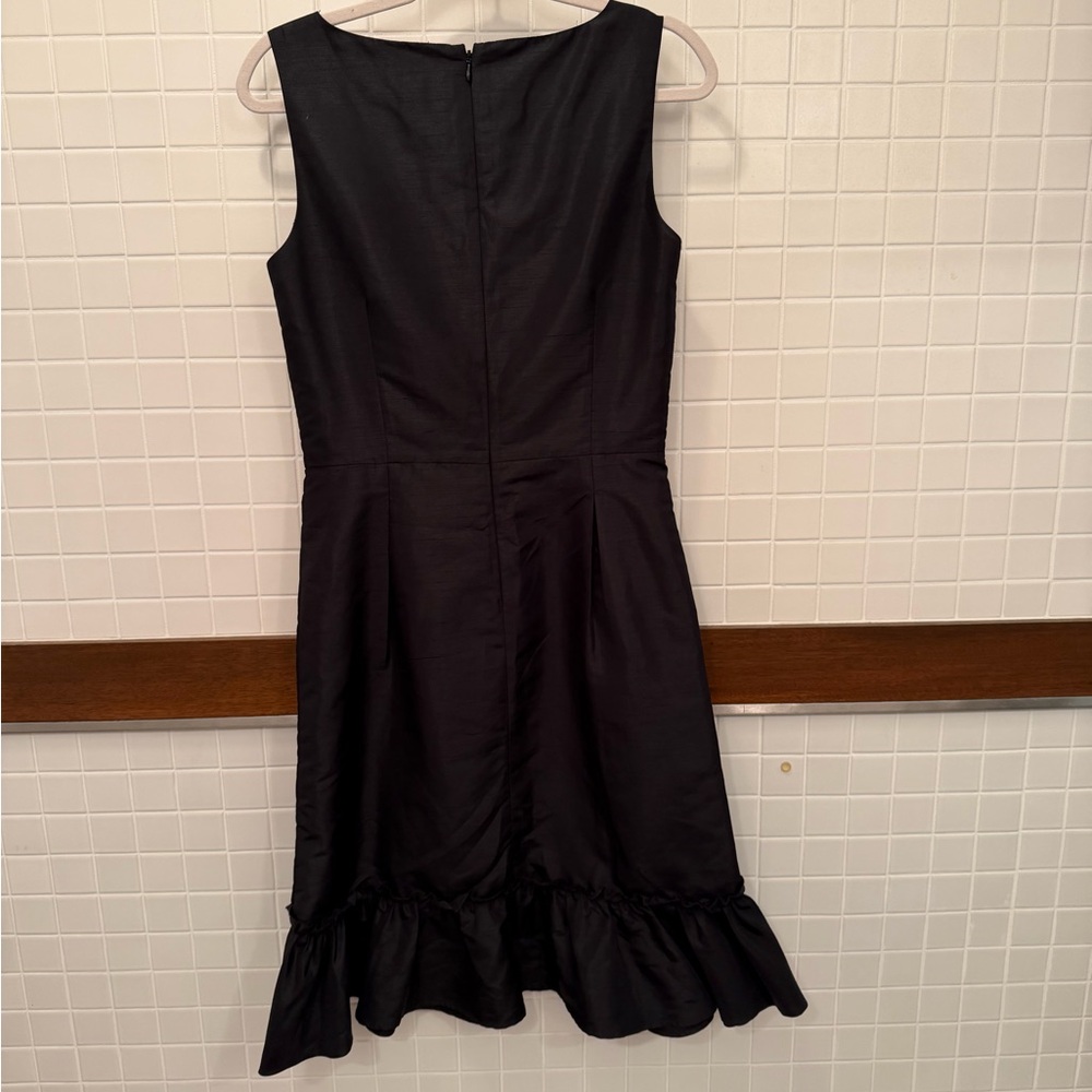 Oscar de la Renta Elegant Black Midi Dress - Picture 3 of 4